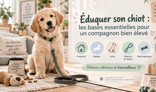 Éduquer son chiot : les bases essentielles pour un compagnon bien élevé